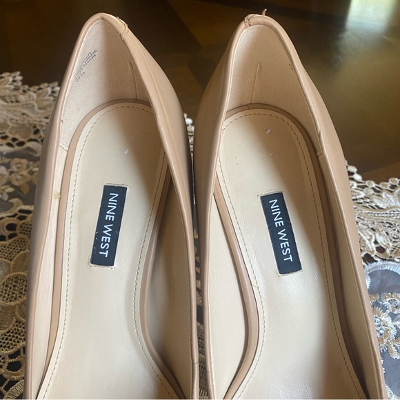 Nine West size 11 Wide flax nude high heel pumps NWOB - Picture 3 of 8